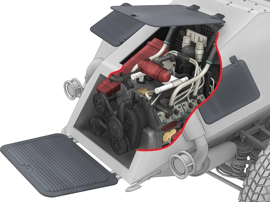 模型　エンジン Amazon | 日下エンジニアリング製 1/6スケール RX-7 SA22C 12A型